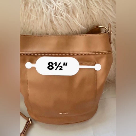 👜 Nine West Women Bucket Bags 👜 Mediana 👜Leather 👜Correa ajustable 👜#NIN💥 - Picture 8 of 16